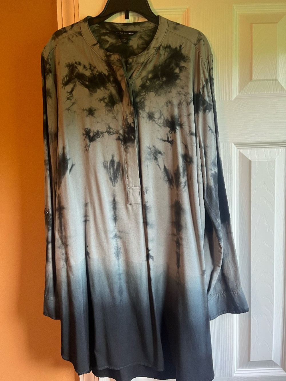 Womens Ombre Tunic long sleeve tunic
